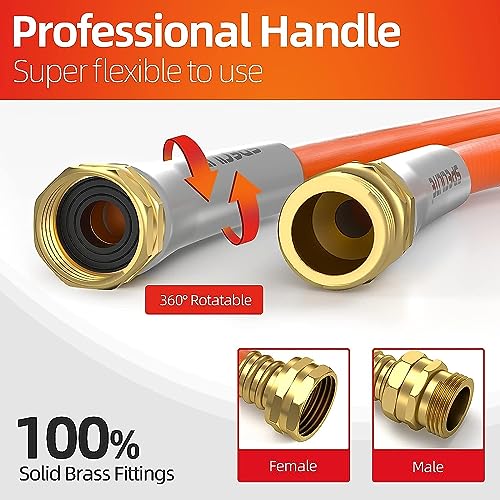 Garden Water Hose 200 ft x 5 (200 Foot)
