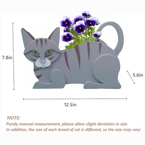 Blue Cat Planter Pots