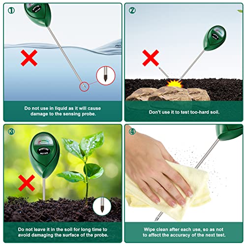 Moisture Meter Water Monitor Soil Hygrometer Sensor Care