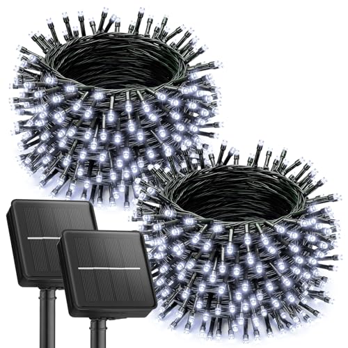2 Pack Solar String Lights for Outside (2 Count)