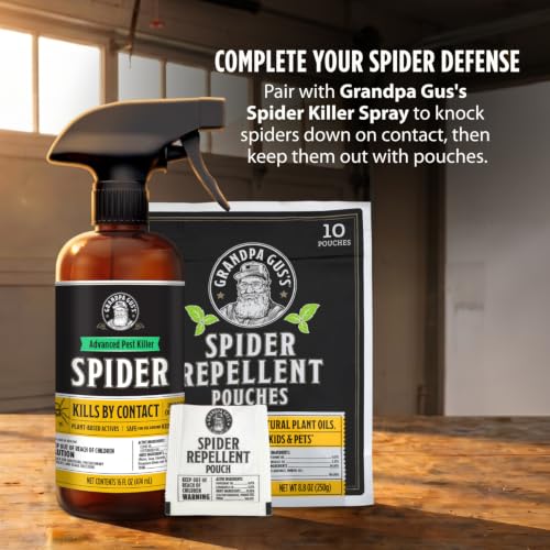 Natural Spider Repellent Pouches