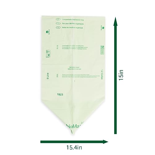 1.2 Gallon Compostable Food Scrap Bags (150 Count)