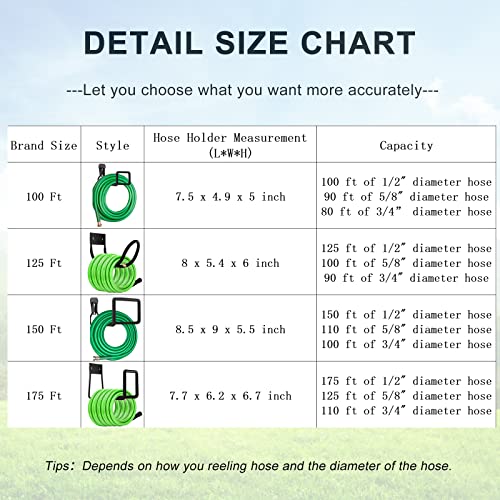 Hose Hanger Heavy Duty Metal Hose Holder Wall Mount
