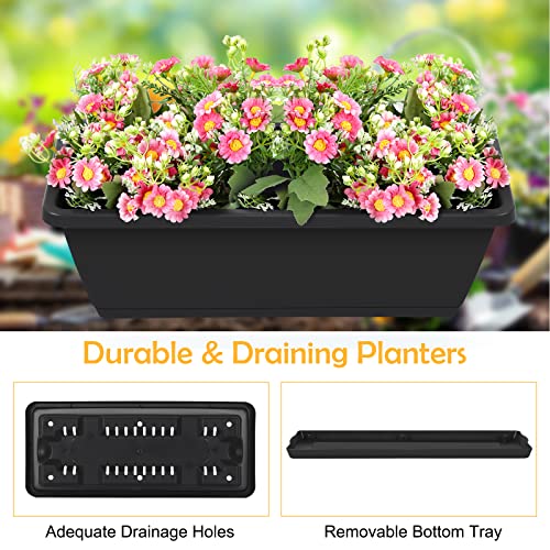 Raised Garden Bed 4 Tier Vertical Garden Planters Indoor Outdoor Raised Planter Box with Legs Elevated Herb Garden Planter for Flowers Vegetables Plants