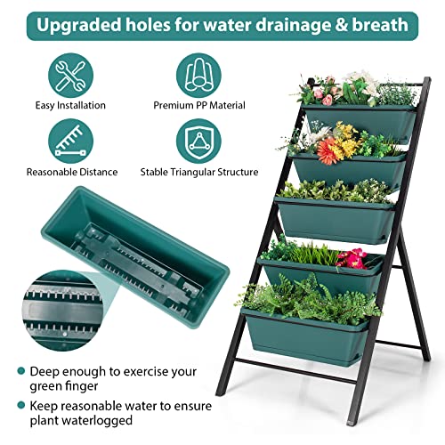 Set of 2 Vertical Planter Raised Bed (2 Count)