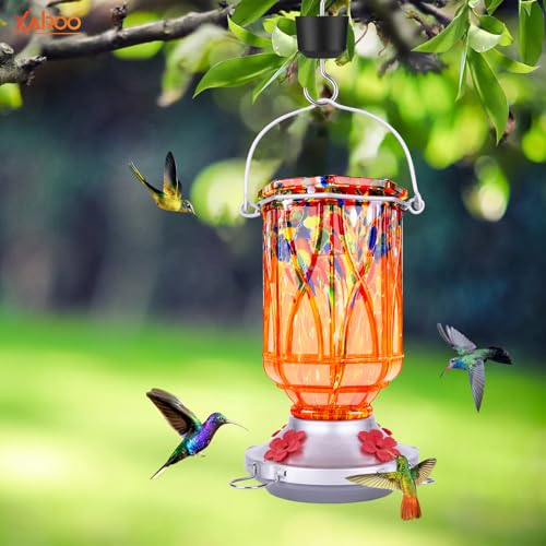 Hummingbird Feeders for Outdoors with Ant Moat