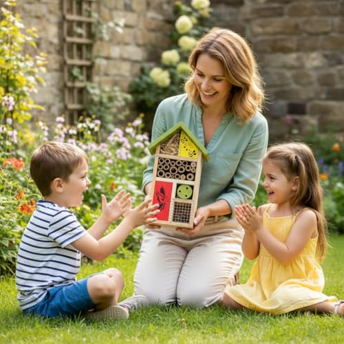Premium Bug Hotel Kit Cedar Wood Insect Hotel Insect House