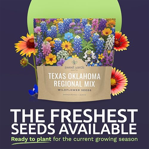 Texas Oklahoma Wildflower Seeds Mixture (15000 Count)