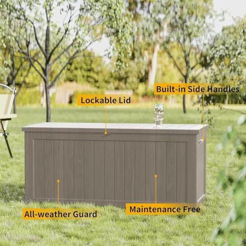 300 Gallon Resin Deck Box (Coffee / 300 GAL)