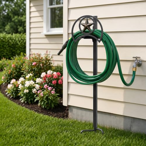 Garden Hose Holder Freestanding Holds 125
