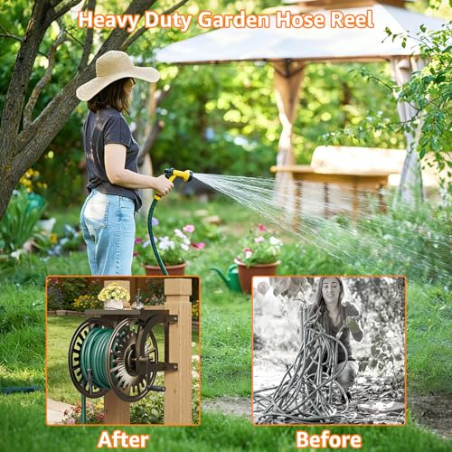 Wall Mount Garden Hose Reel