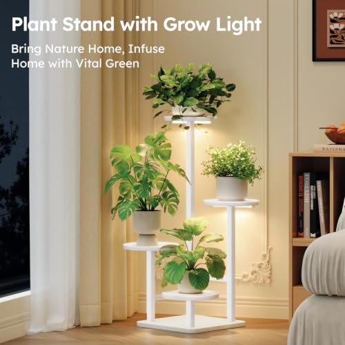 Plant Stand Indoor with Grow Light
