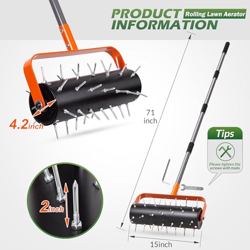 Rolling Lawn Aerator