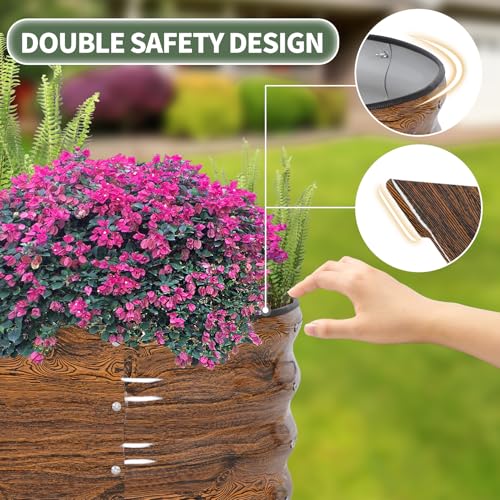 Galvanized Raised Garden Bed Outdoor (2 Count)