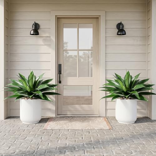 28 Inch Artificial Agave Plants Outdoor Set of 2 (2 Count)