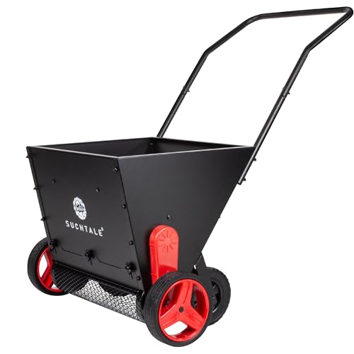 Upgrade Push Lawn Spreader for Compost & Peat Moss