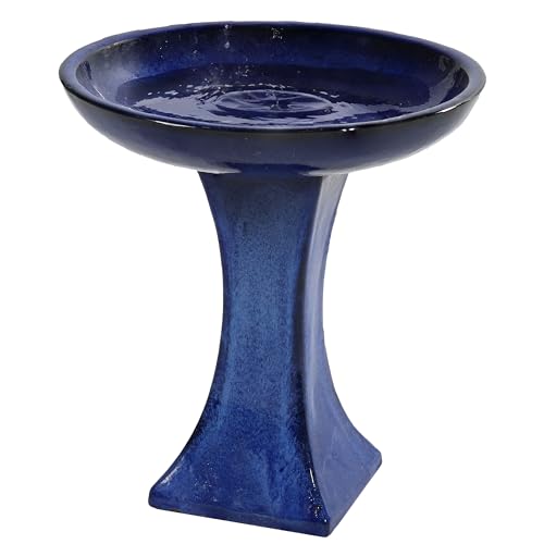 Sunnydaze Ceramic Bird Bath Bowl