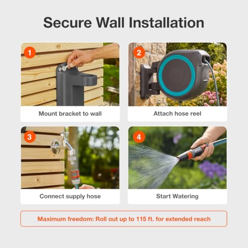 Retractable Garden Hose Reel