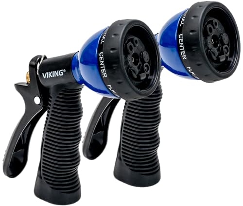 Garden Hose Nozzle with 8 Spray Patterns for Washing Cars (2 Count)
