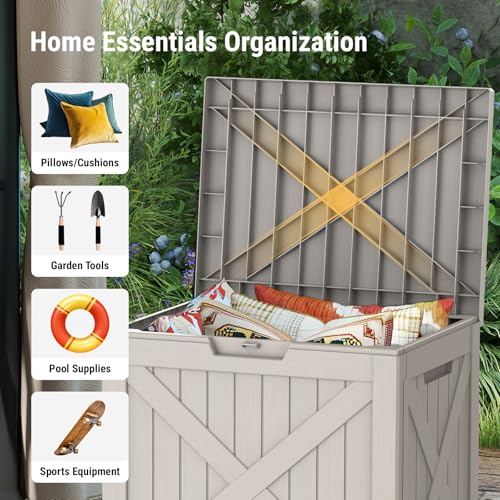 31 Gallon Deck Box (Grey / 35 Gallon)