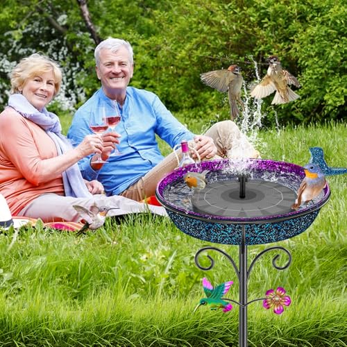 Metal Bird Bath for Outside