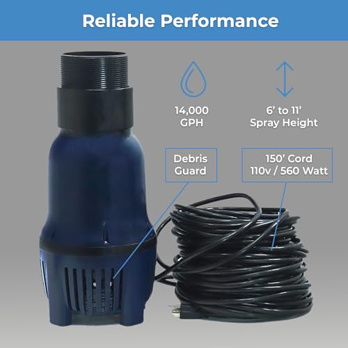 FT 14000 Floating Pond Fountain and Aerator