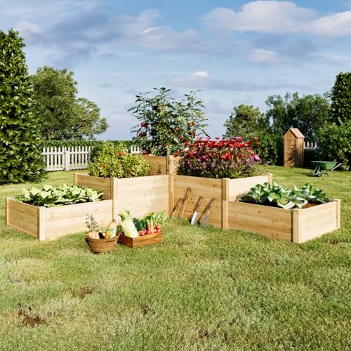 3 Tier Raised Garden Bed for Outdoor Gardening