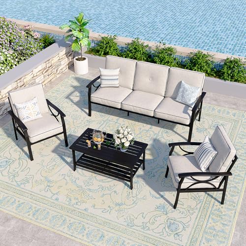 4 Piece Outdoor Patio Furniture Set (4 Count)