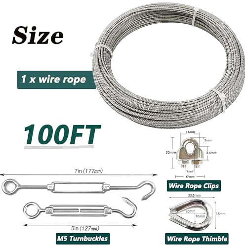 1 8 Inch 304 Stainless Steel Cable Kit
