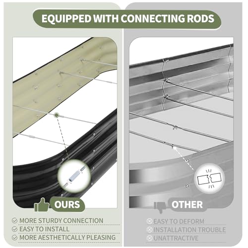 Galvanized Raised Garden Bed Outdoor