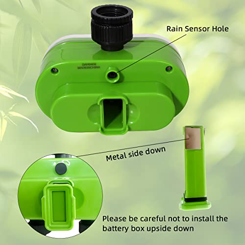 2 Outlet Garden Digital Electronic Water Timer LCD Display