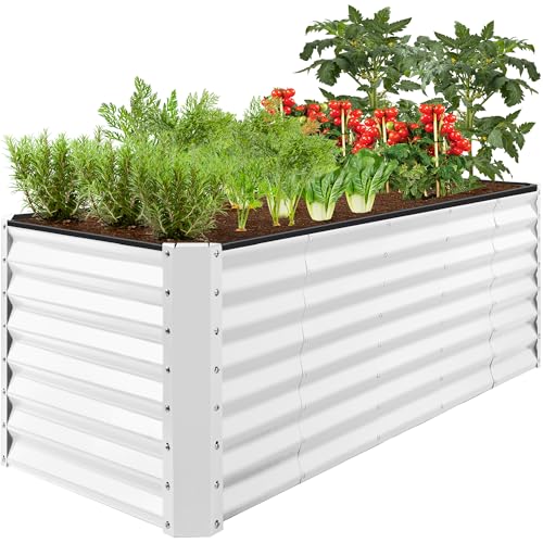 8x2x2ft Raised Outdoor Metal Garden Bed