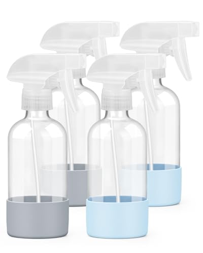 Glass Spray Bottles 8 oz (4 Count)
