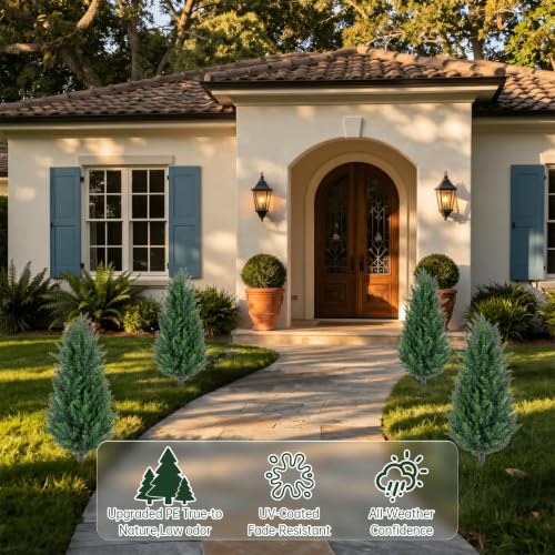 3FT Artificial Cedar Topiary (Cedar Green / 3 FT)