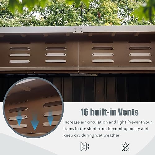 Domi Outdoor Storage Shed 6' x 4.5’