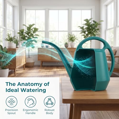 Watering Can Plastic 4 Litre Lightweight Water Sprayer Watering Bottle for Garden Outdoor House Flower Bonsai Plant
