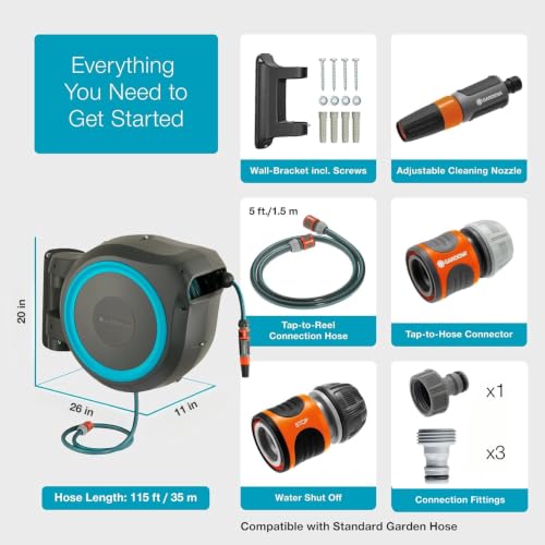 Retractable Garden Hose Reel