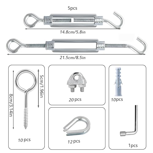 1 8" Wire Rope Tensioner Kit