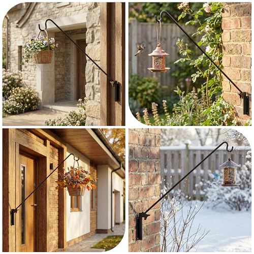 2 Packs Heavy Duty Deck Hook Wall Mounted (2 Count)