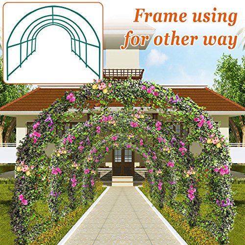Greenhouse Replacement Frame for 16' X 7' X 7' Larger Hot Garden House (16' X 7' X 7' / Frame)