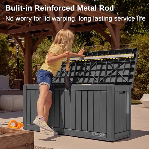 Outdoor Storage Box (Black / 60 Gallon)