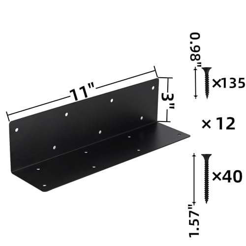 12 Pcs Raised Garden Bed Corner Brackets (12 Count)