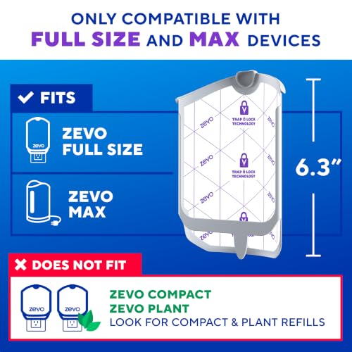 Flying Insect Trap Refill Cartridges for Fruit Flies & Gnats (6 Count)