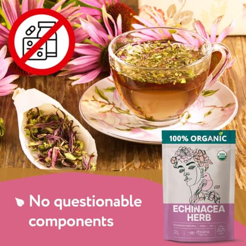 Organic Echinacea Herb Loose Leaf (4 Ounce)