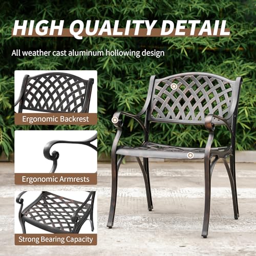 Cast Aluminum Patio Dining Set