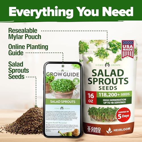 Premium Sprouting Seeds Mix (16 Ounce)