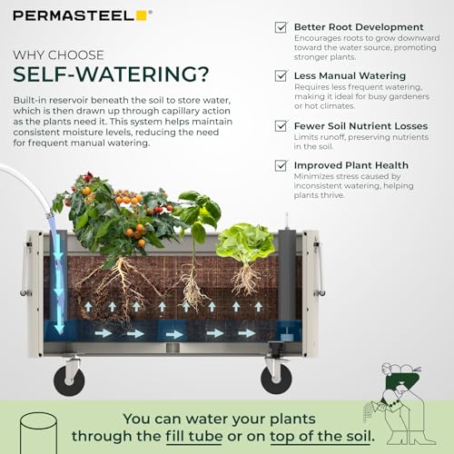 Self Watering Garden Bed
