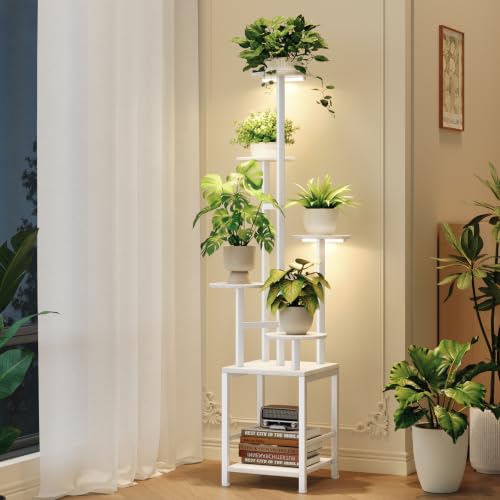 Plant Stand Indoor with Grow Light