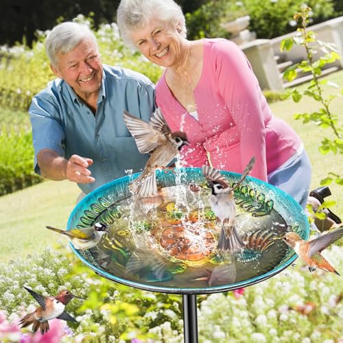 Metal Bird Bath for Outside
