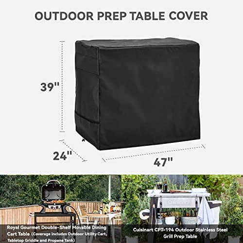 Outdoor Dining Cart Cover for 47inch Royal Gourmet Cart